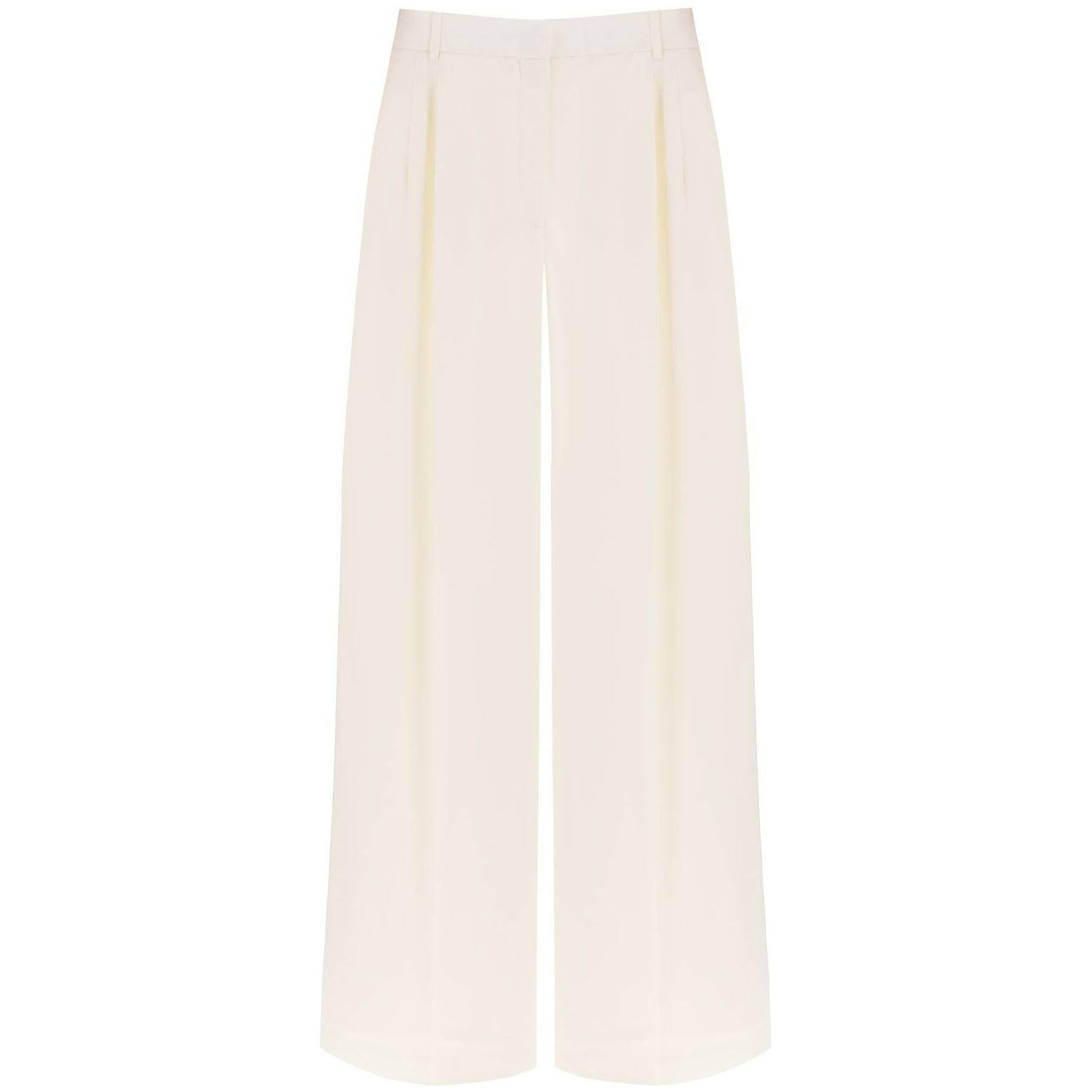 Double Pleated Palazzo Pants With.