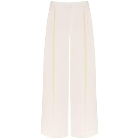 Double Pleated Palazzo Pants With.