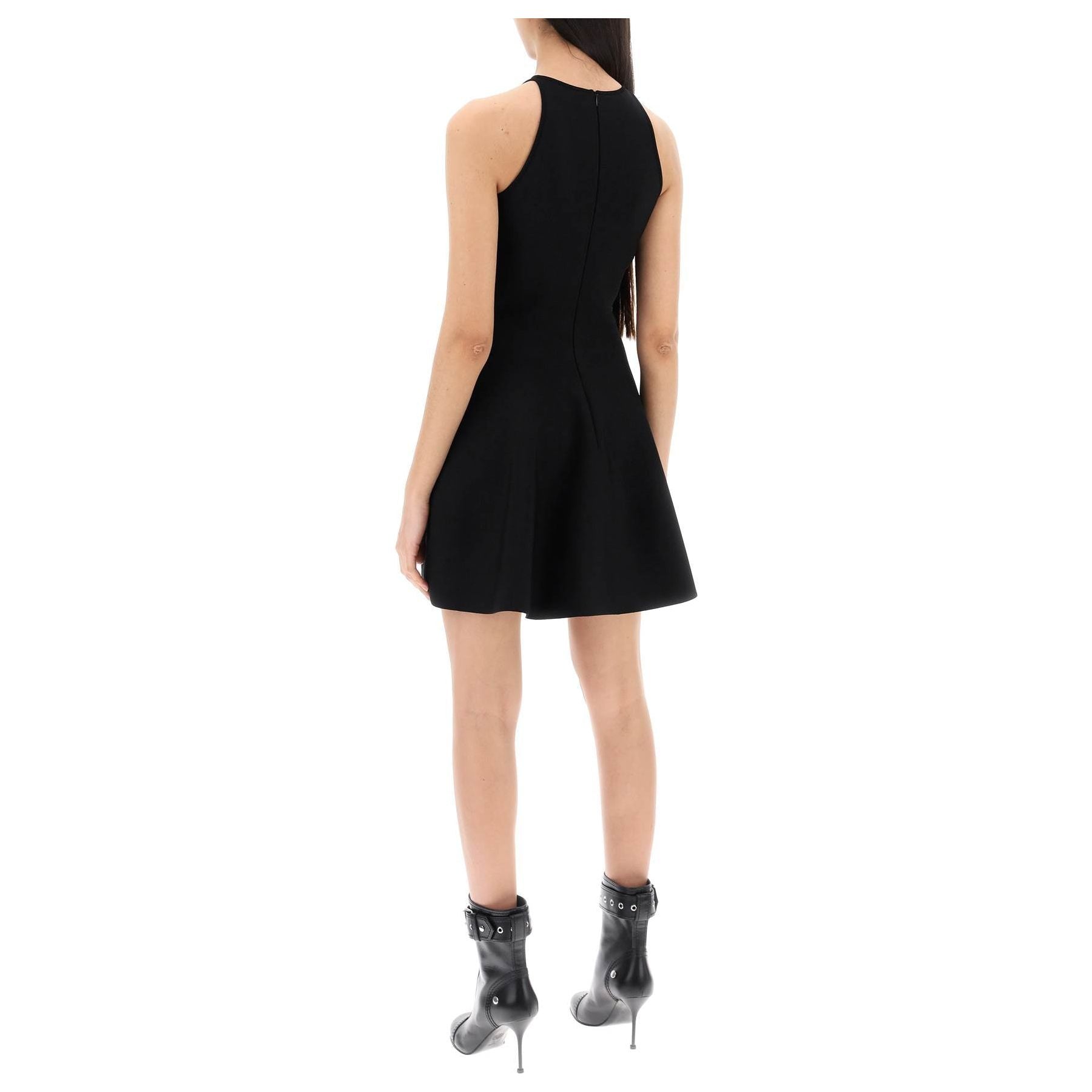 Knitted Skater Viscose Mini Dress