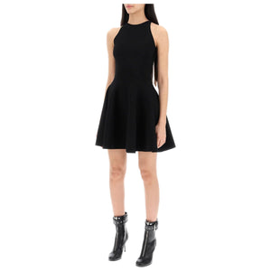 Knitted Skater Viscose Mini Dress