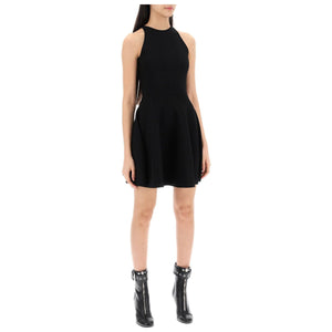 Knitted Skater Viscose Mini Dress