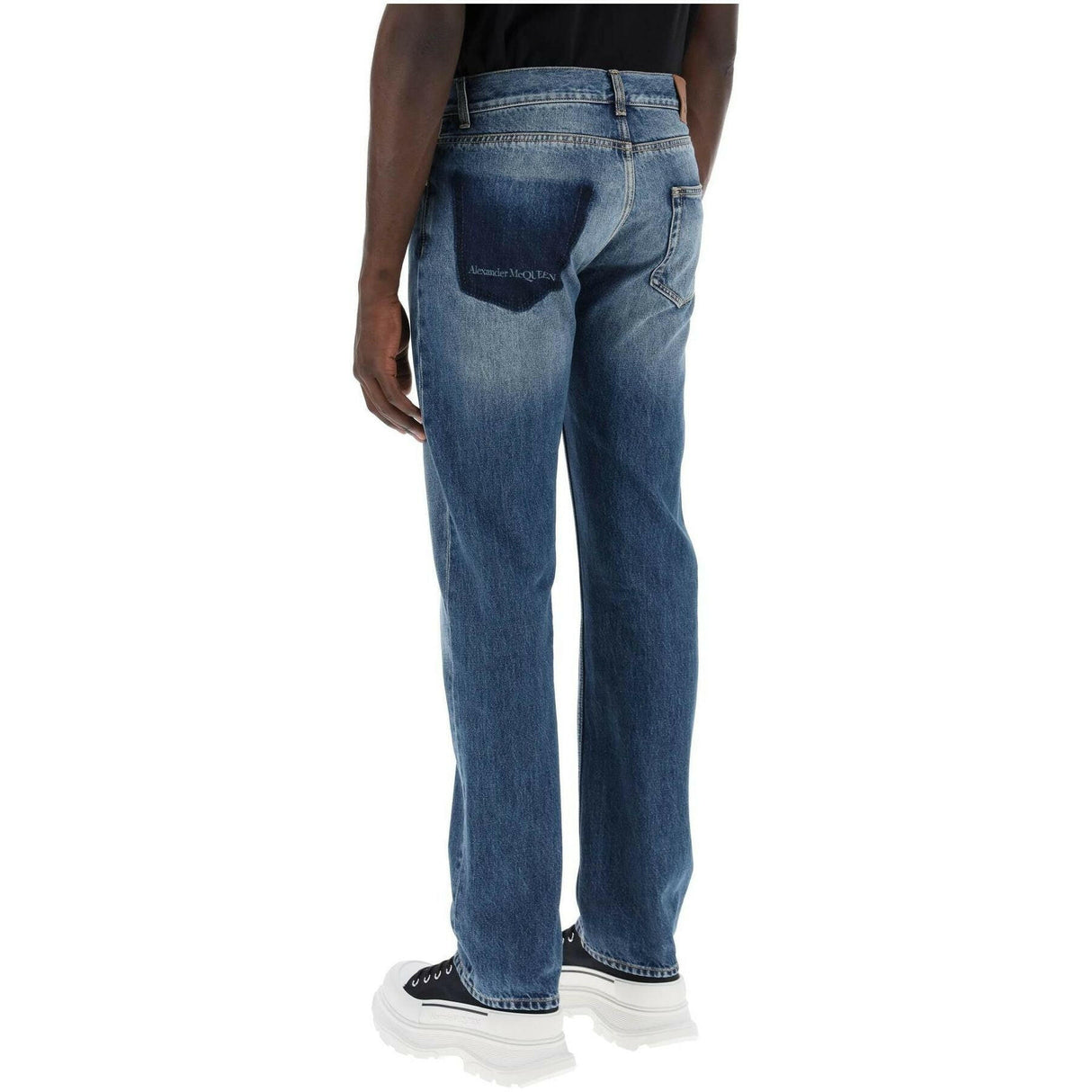 Straight-Leg Jeans.