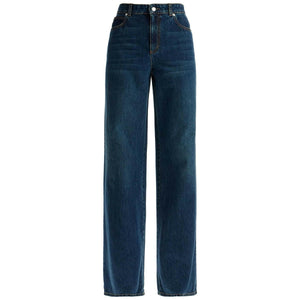 Waisted Wide Leg Jeans.