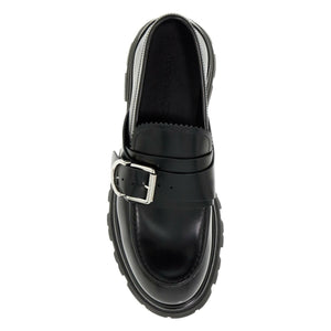 Brushed Leather Wander Loafers.