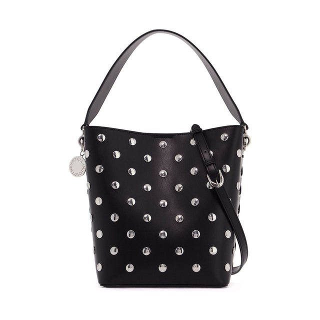 STELLA MCCARTNEY-Large Frayme Bucket Bag With Studs -JOHN JULIA.