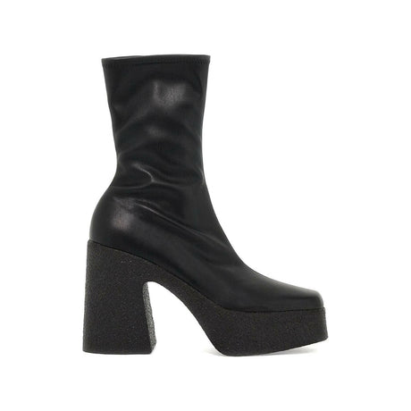 Skyla Stretch Alter Mat Chunky Ankle Boots.