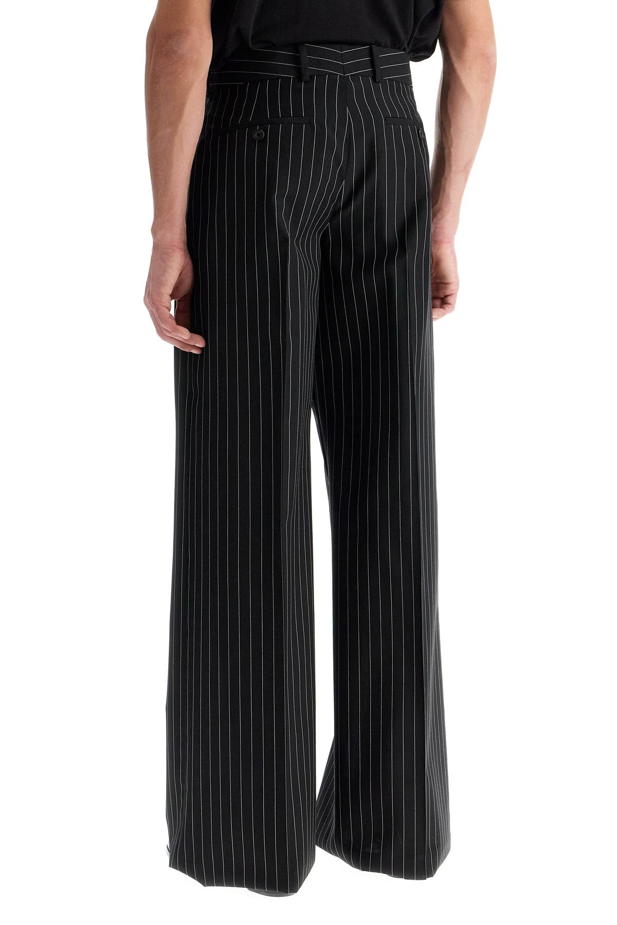 Low-waisted Pinstripe