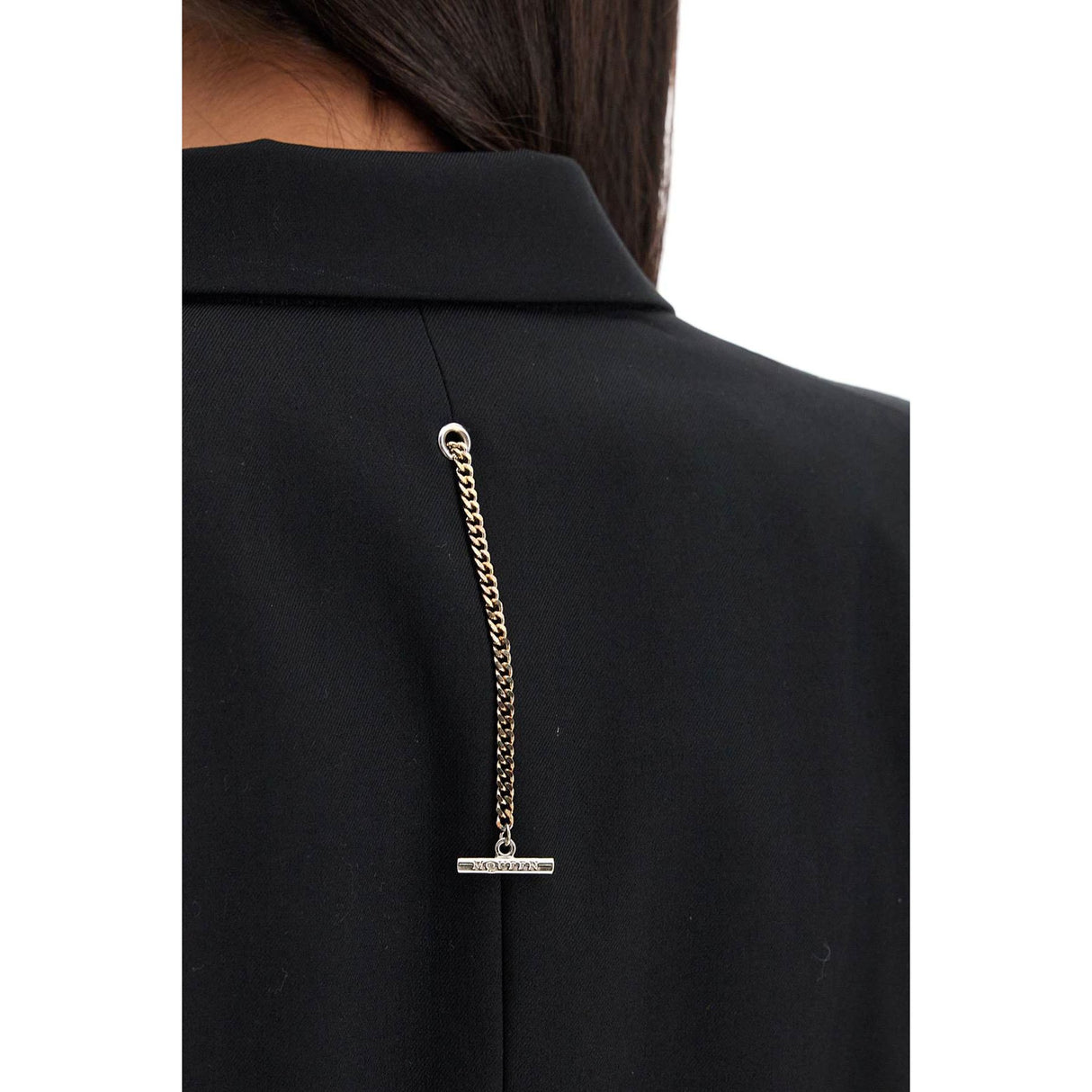 Gabardine Jacket With Chain