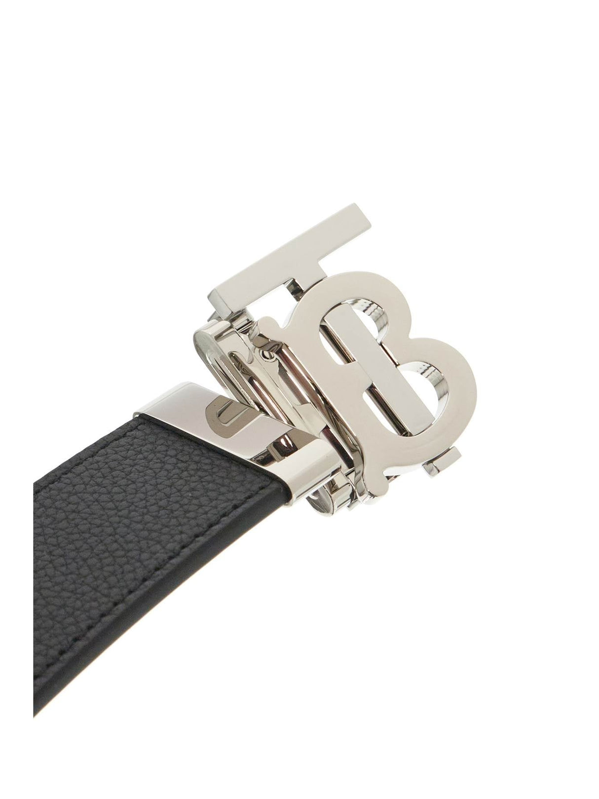 Reversible Monogram Leather Belt-Burberry-JOHN JULIA