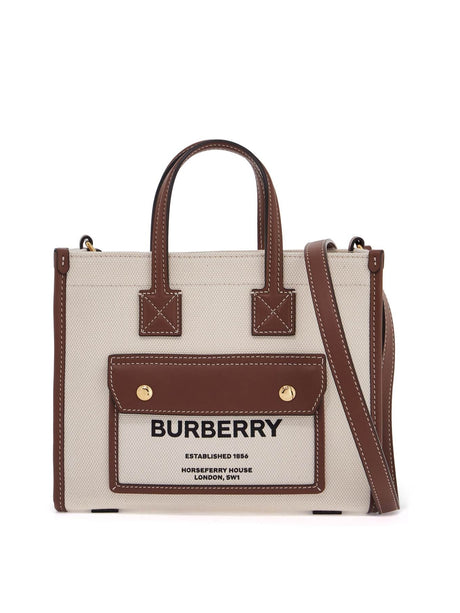 Freya Mini Quilted Tote Bag-Burberry-JOHN JULIA