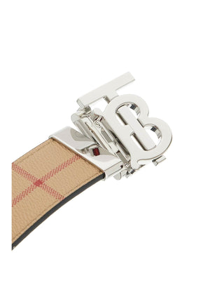 Check Pattern Reversible Belt-Burberry-JOHN JULIA