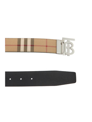 Check Pattern Reversible Belt-Burberry-JOHN JULIA