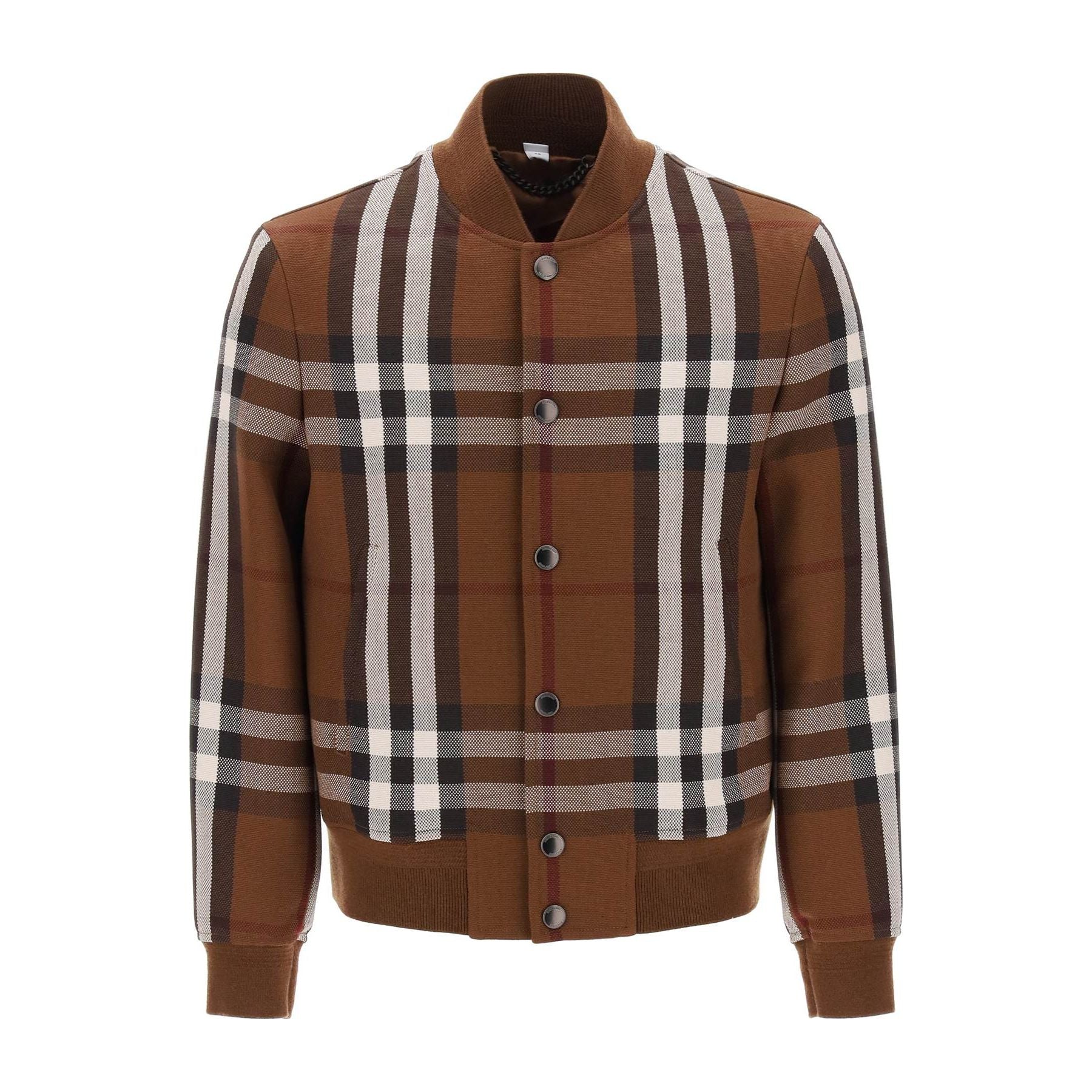 Bomber Jacket With Burberry Check Motif