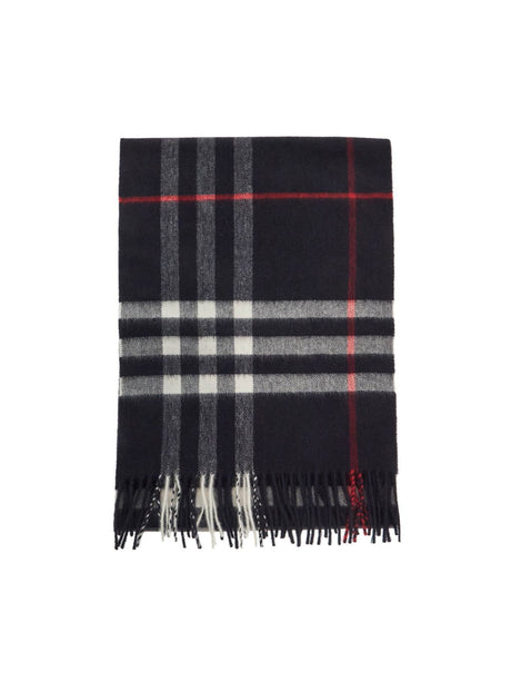 Check Pattern Cashmere Scarf-Burberry-JOHN JULIA