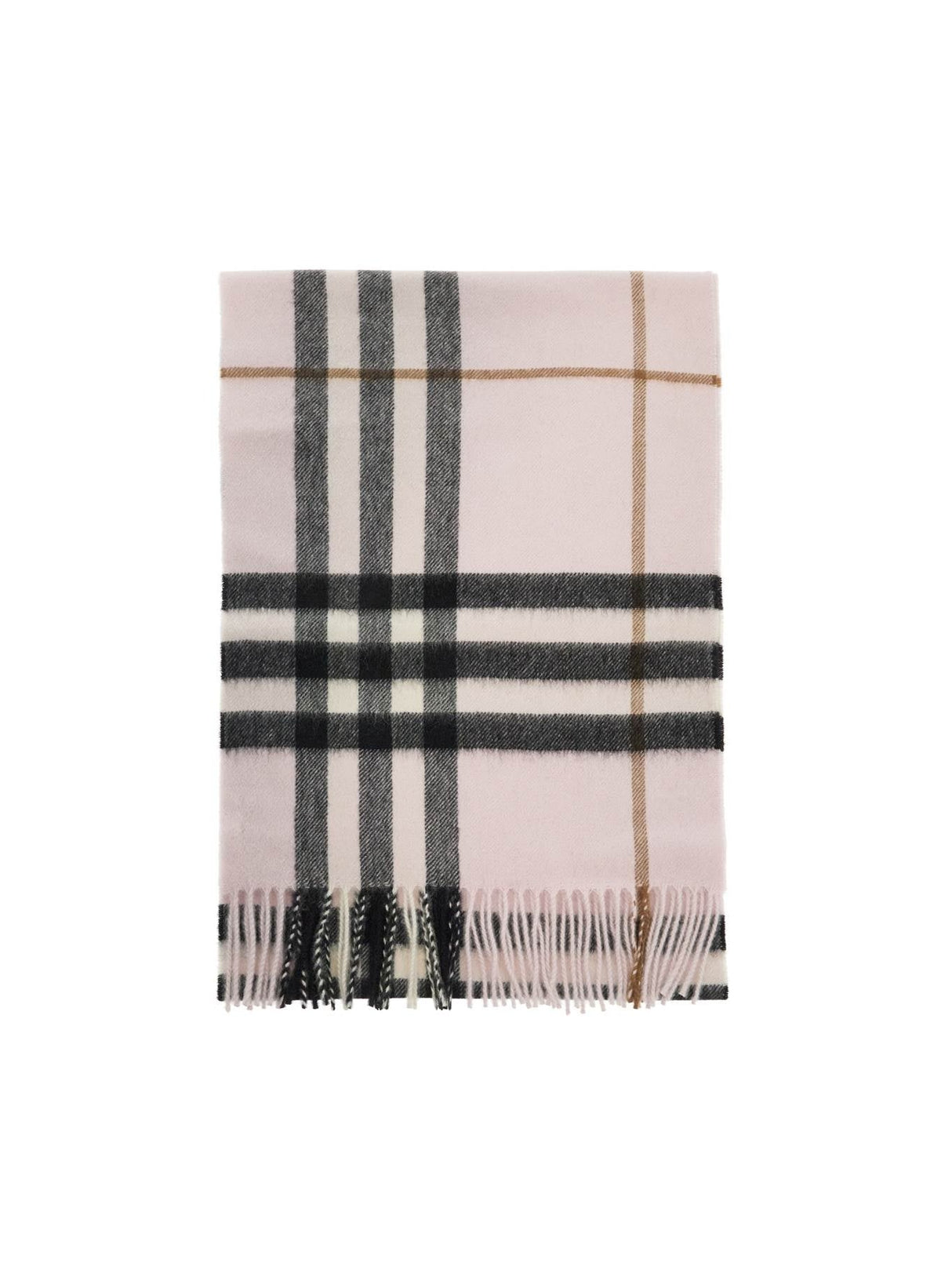 Check Pattern Cashmere Scarf-Burberry-JOHN JULIA