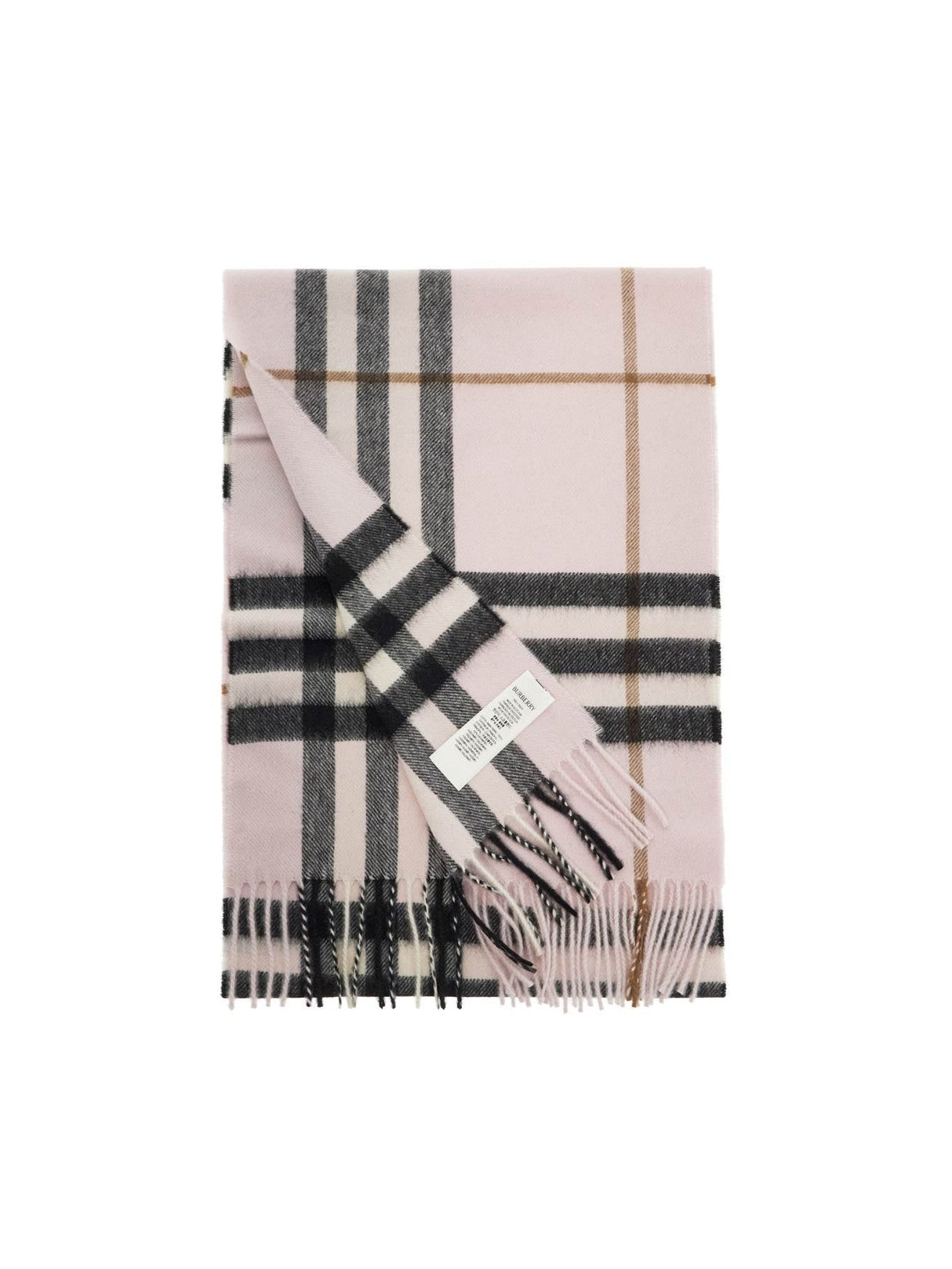 Check Pattern Cashmere Scarf-Burberry-JOHN JULIA