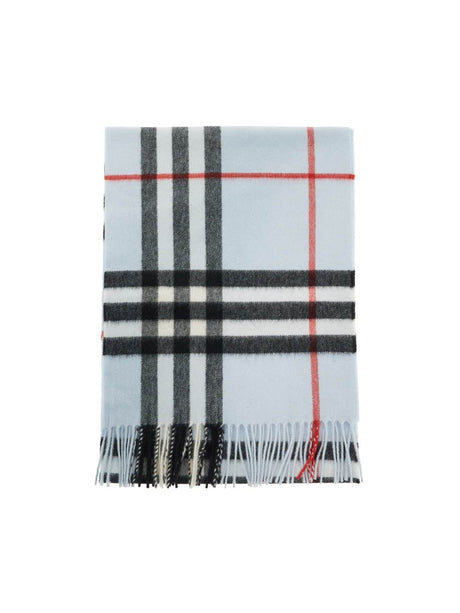 Check Pattern Cashmere Scarf-Burberry-JOHN JULIA