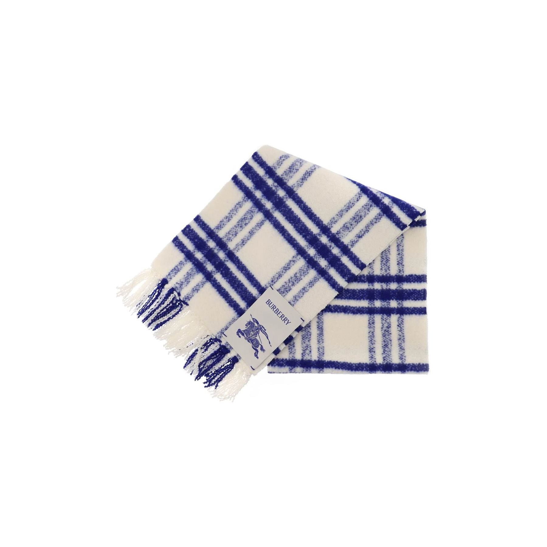 Check Wool Scarf