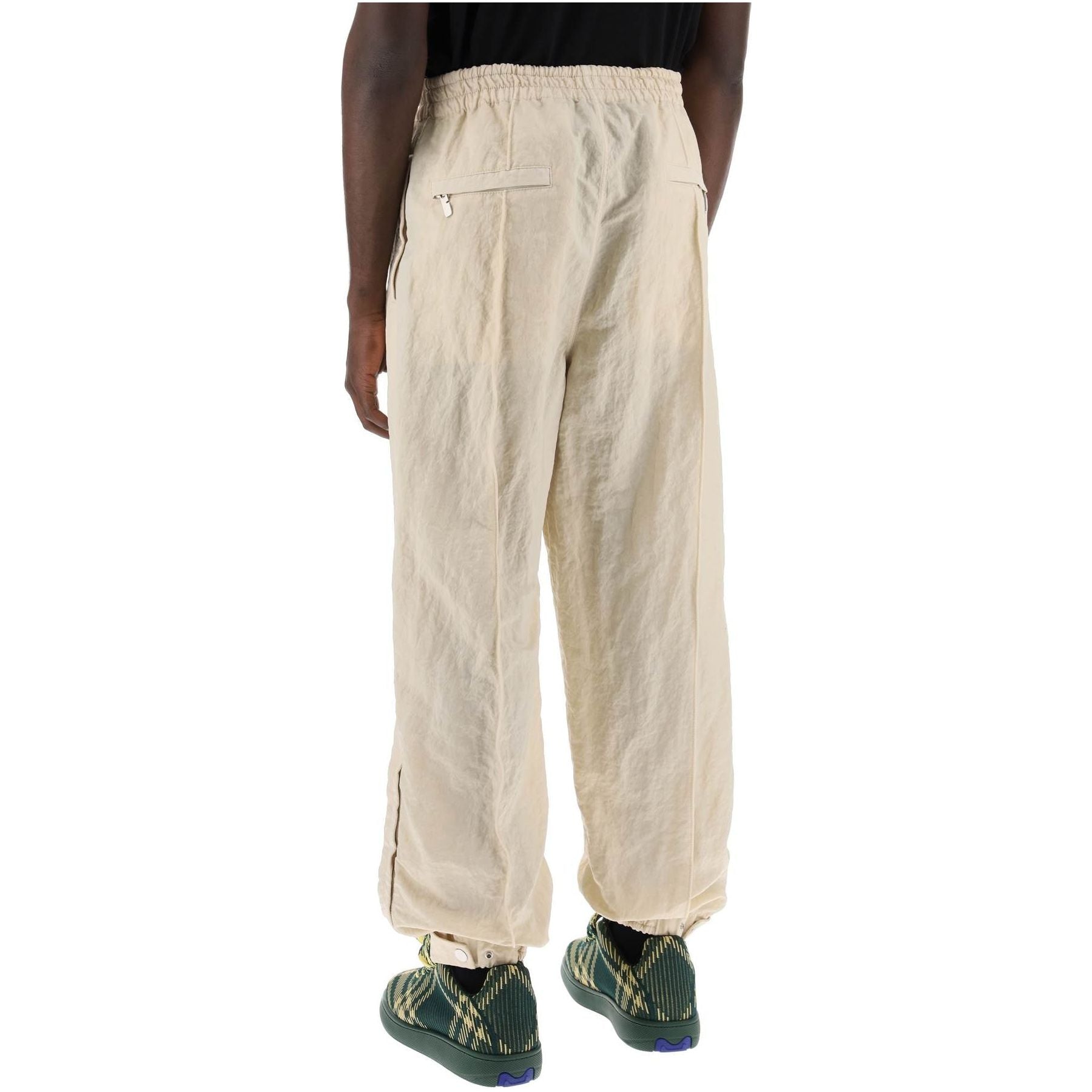 Textured Nylon Joggers