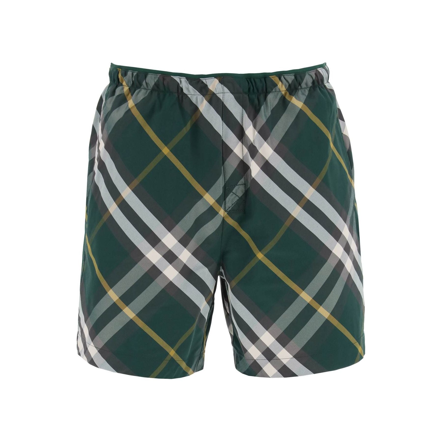 Check Nylon Swim Shorts