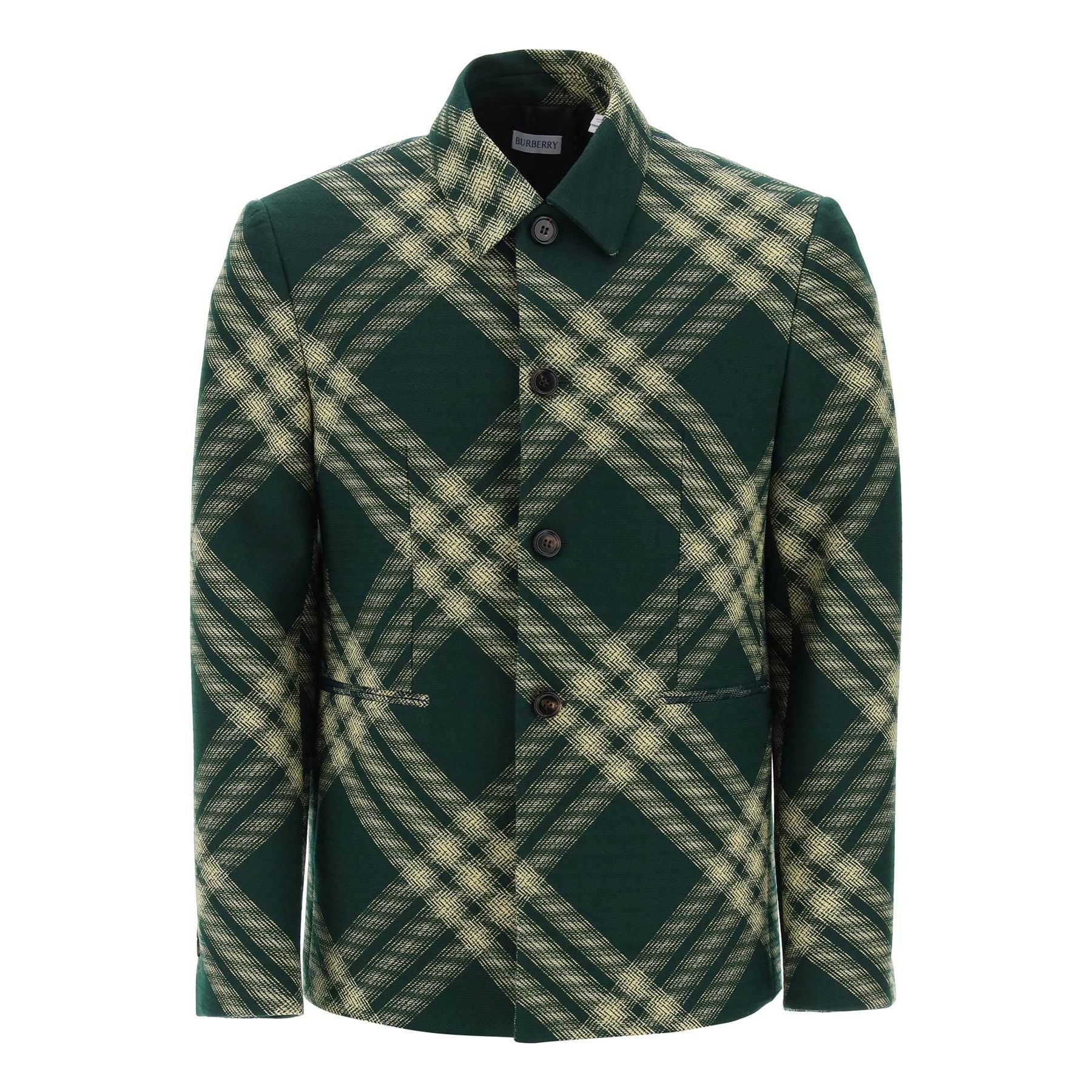 Single-breasted Check Jacket