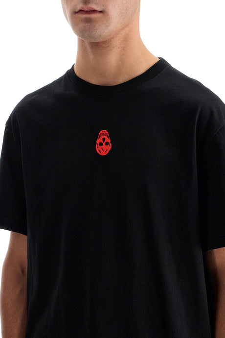 Skull Embroidered T-shirt