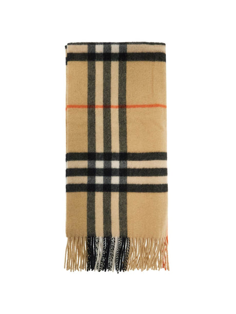 Ered Wide Cashmere Scarf-Burberry-JOHN JULIA