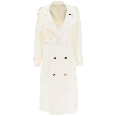 Silk Trench Coat.