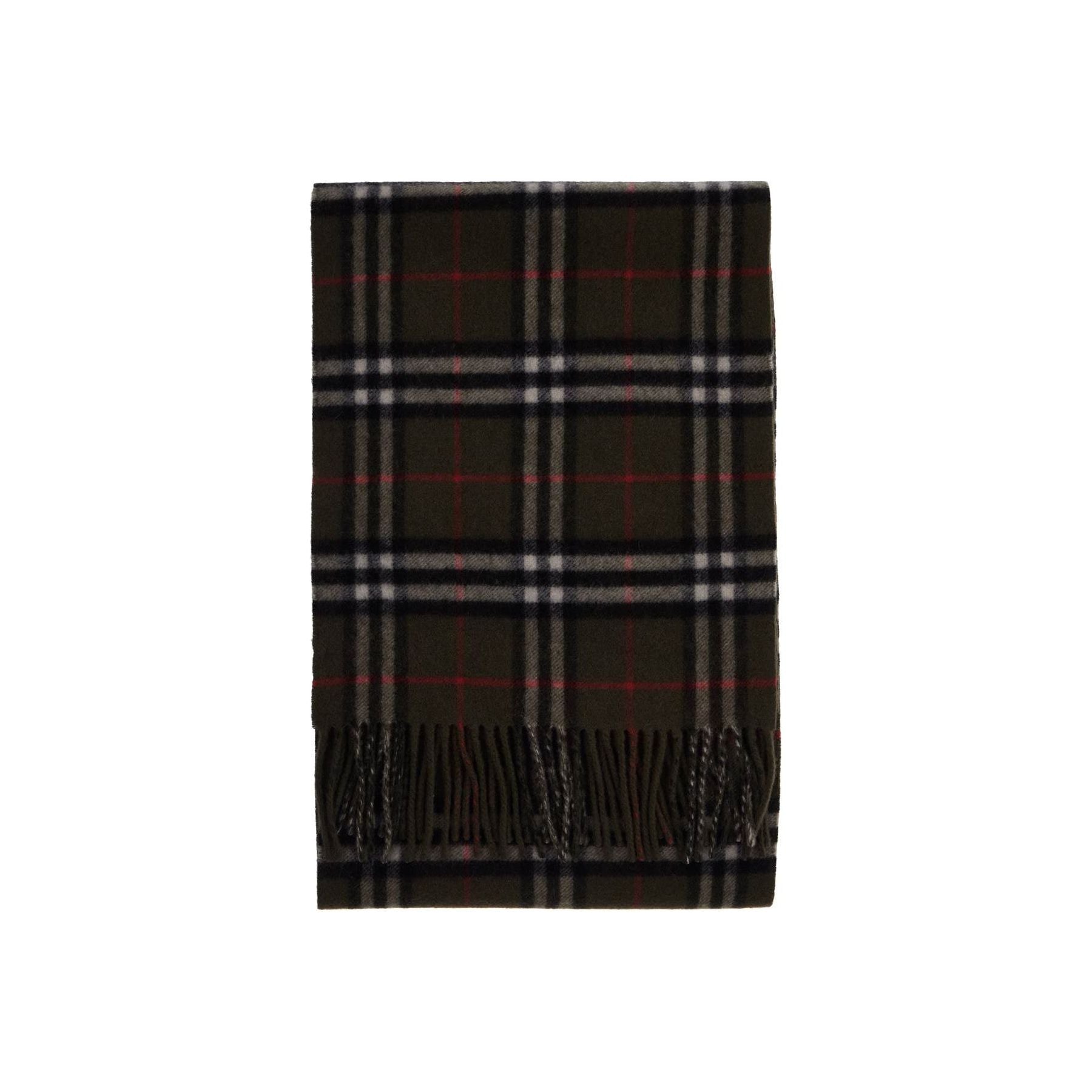 Check Cashmere Scarf