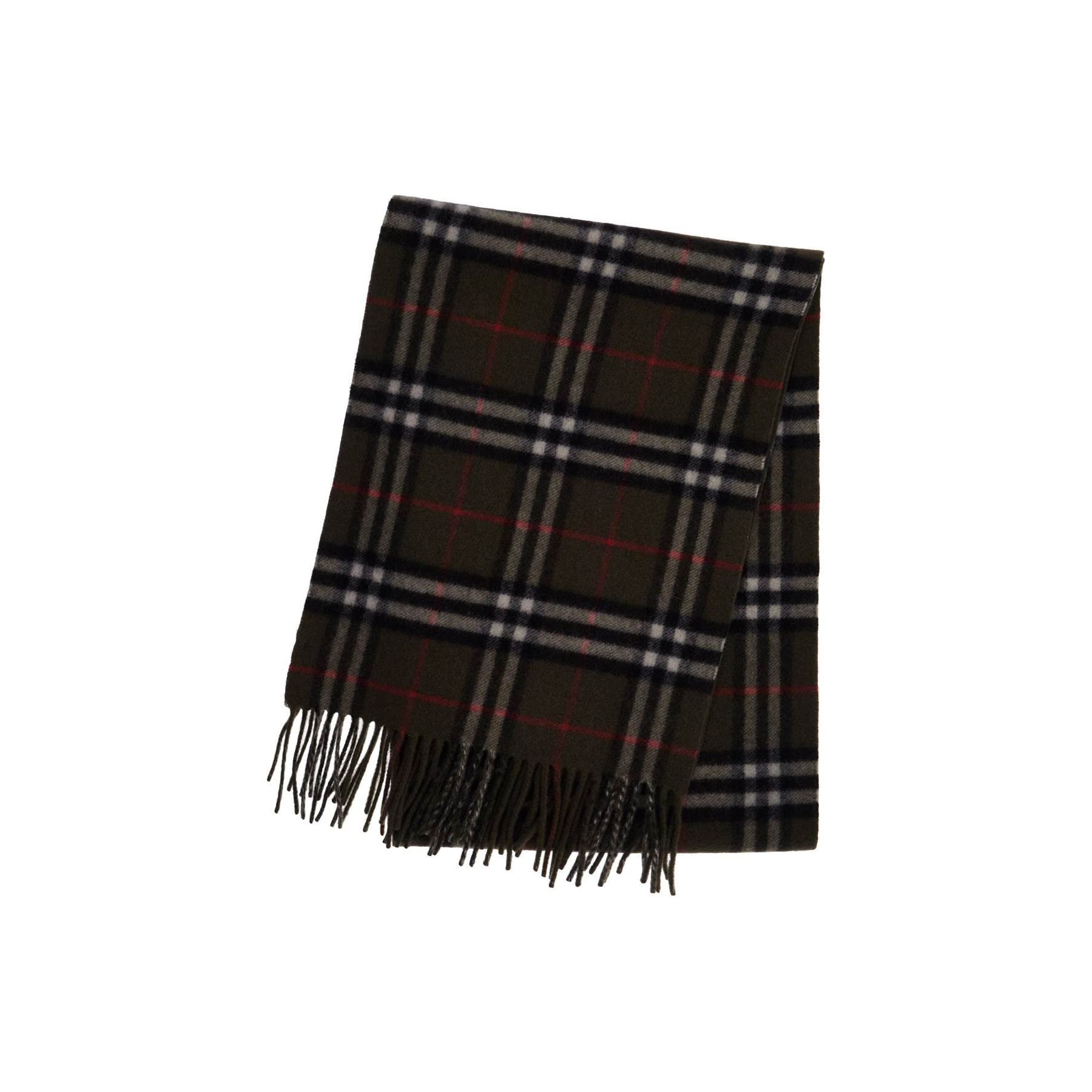 Check Cashmere Scarf