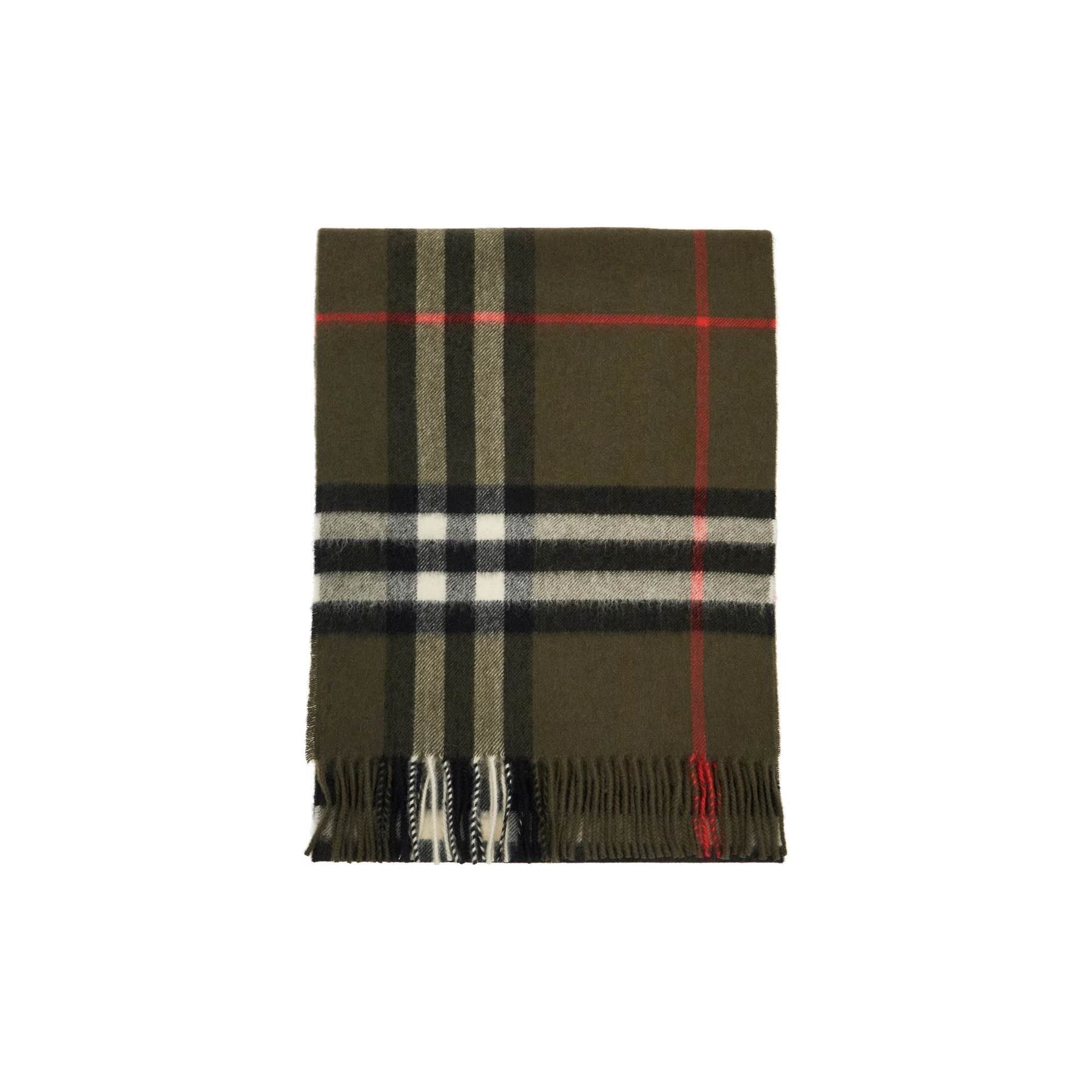 Check Cashmere Scarf