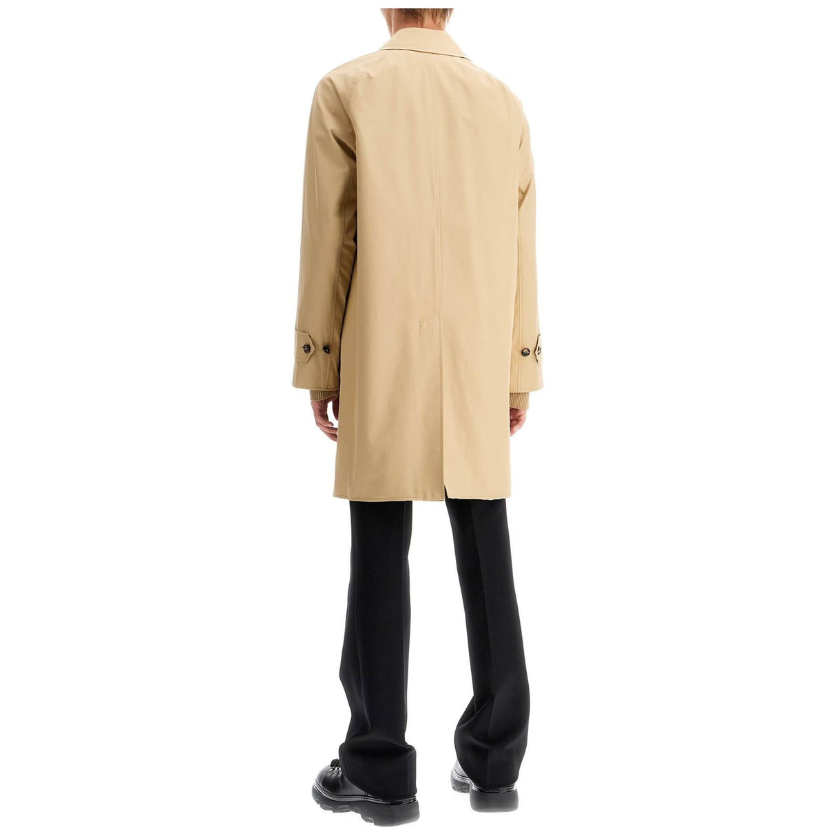 BURBERRY-Reversible Gabardine Car Coat -JOHN JULIA.