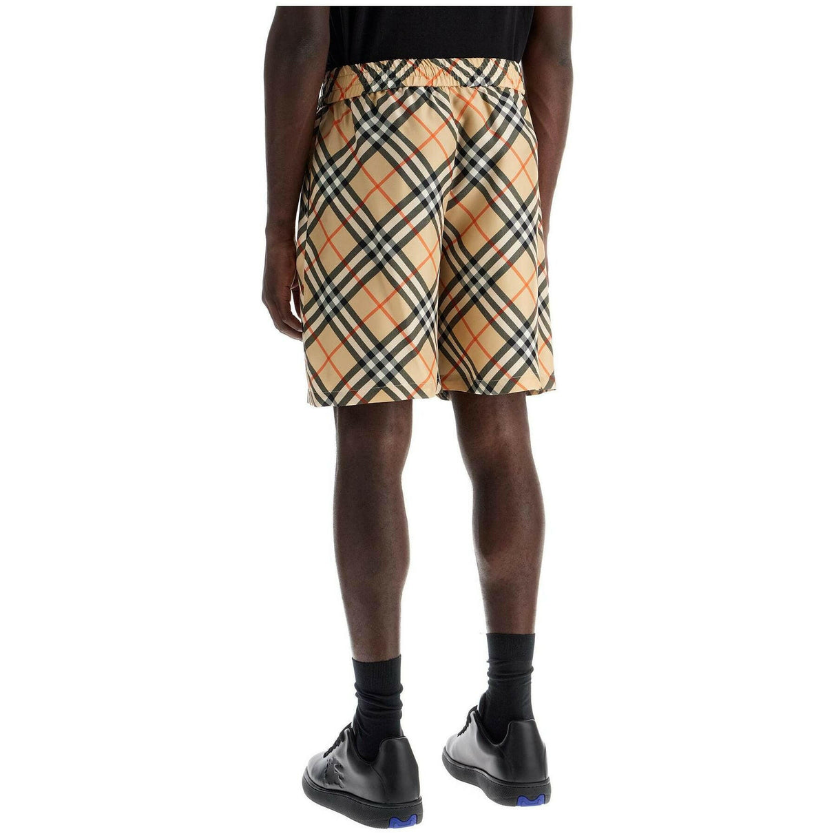 Ered Silk Bermuda Shorts For Men.