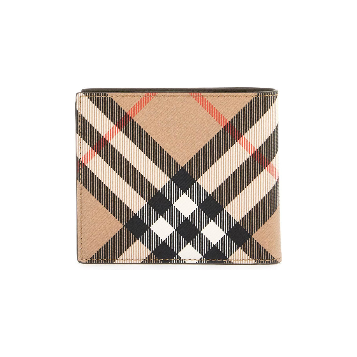 BURBERRY-Check Bifold Wallet -JOHN JULIA.