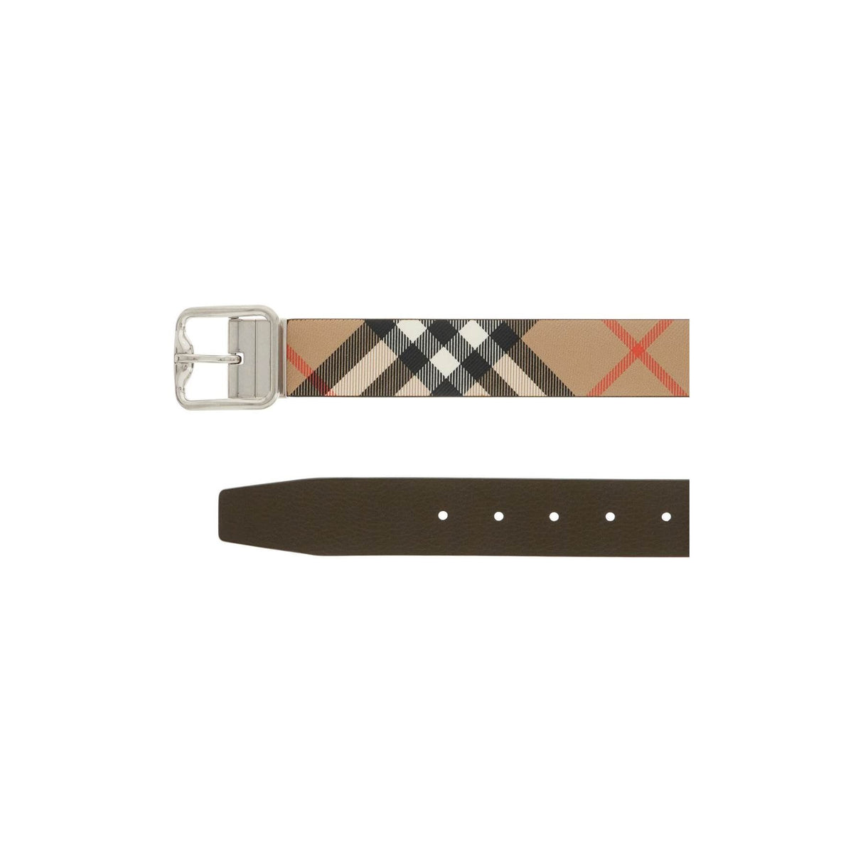 Reversible B Buckle Check Belt