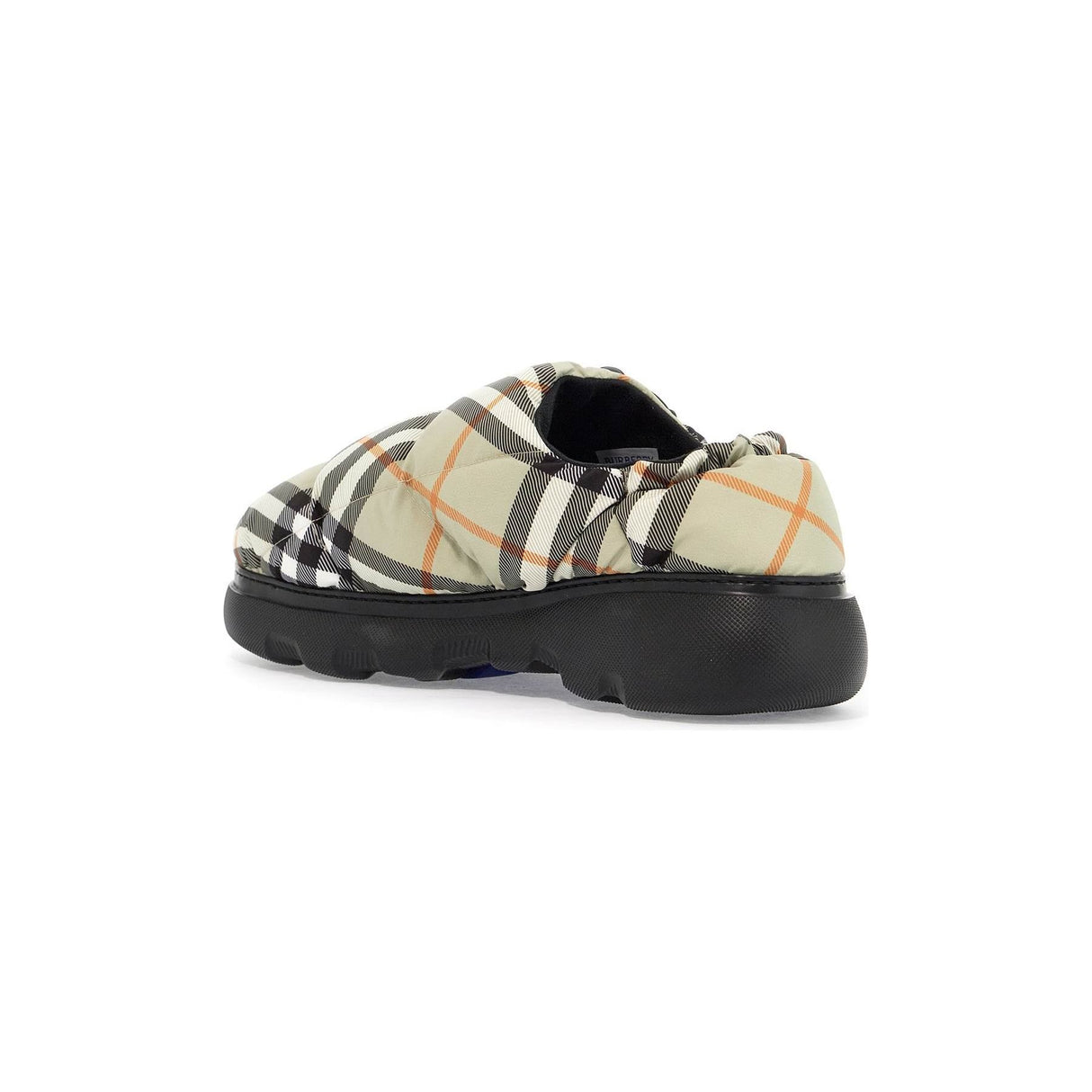 BURBERRY-Check Nylon Blend Pillow Mules -JOHN JULIA.