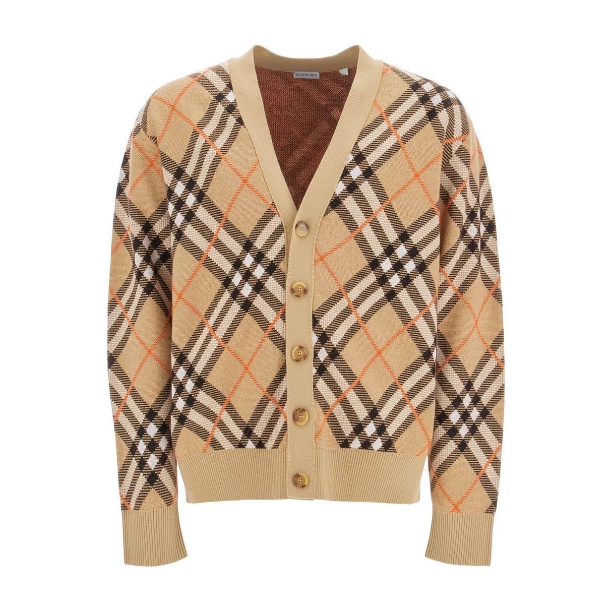 BURBERRY-Ered Wool And Mohair Cardigan Sweater -JOHN JULIA.