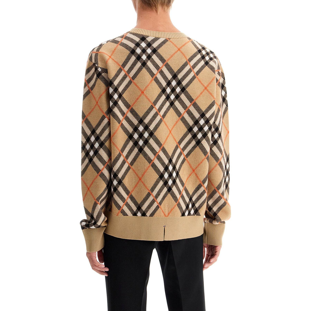 BURBERRY-Ered Wool And Mohair Pullover Sweater -JOHN JULIA.