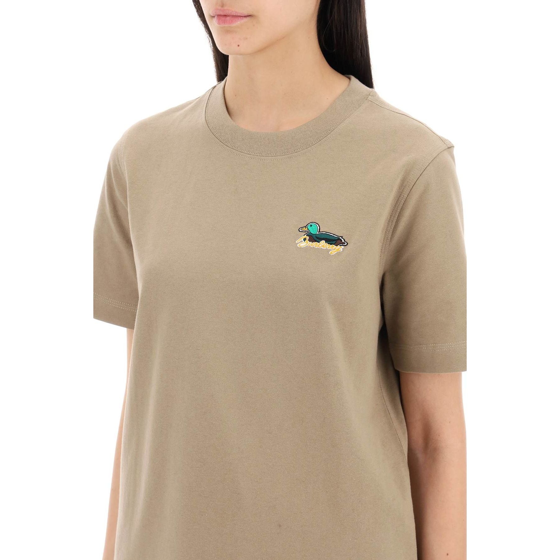 T-Shirt With Duck Detail