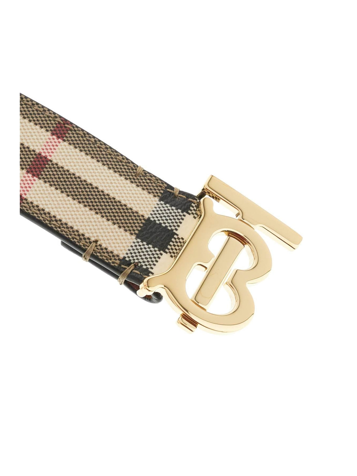 Ered TB Logo Coated Canvas Belt-Burberry-JOHN JULIA