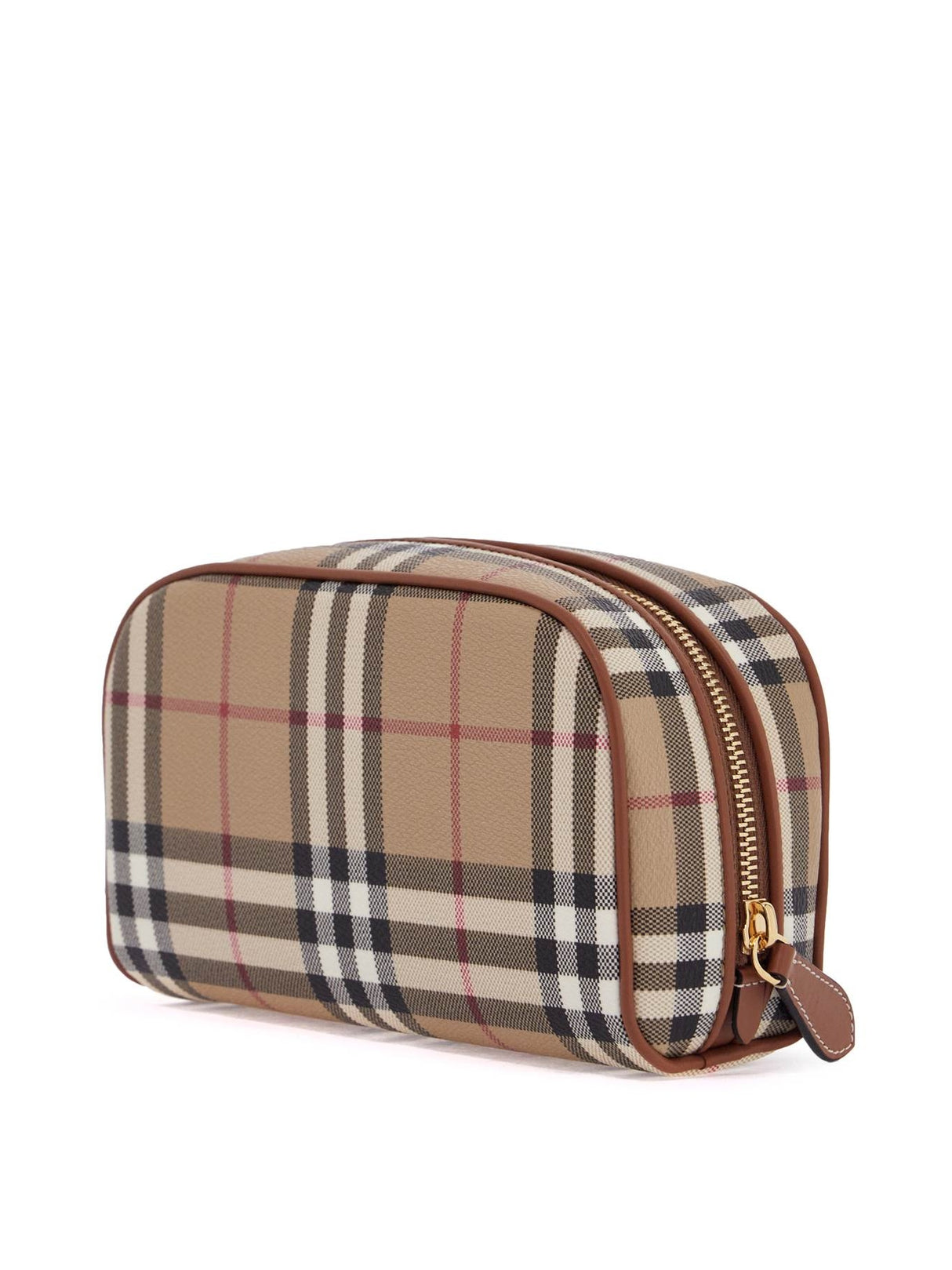 Check Pattern Beauty Case-Burberry-JOHN JULIA