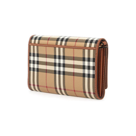 BURBERRY-Check Chain Strap Wallet -JOHN JULIA.