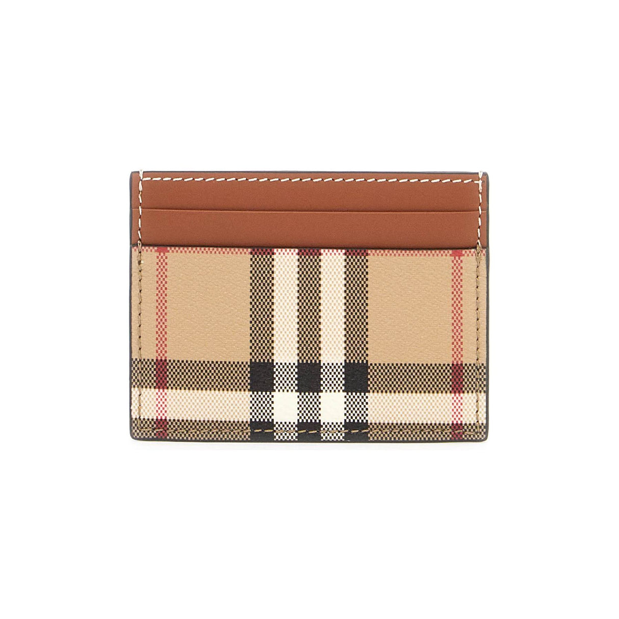 Eco-Leather Check Card Holder