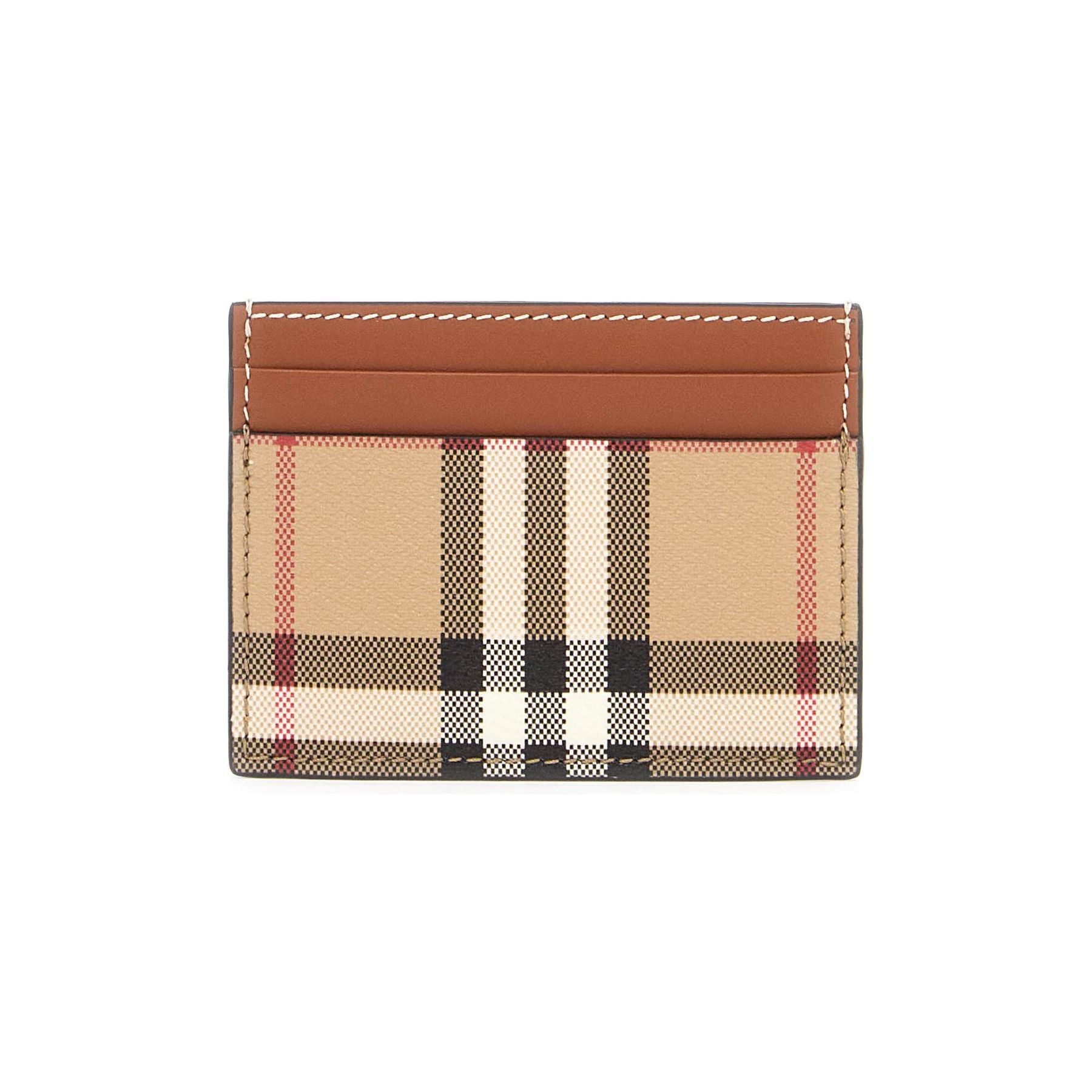 Eco-Leather Check Card Holder