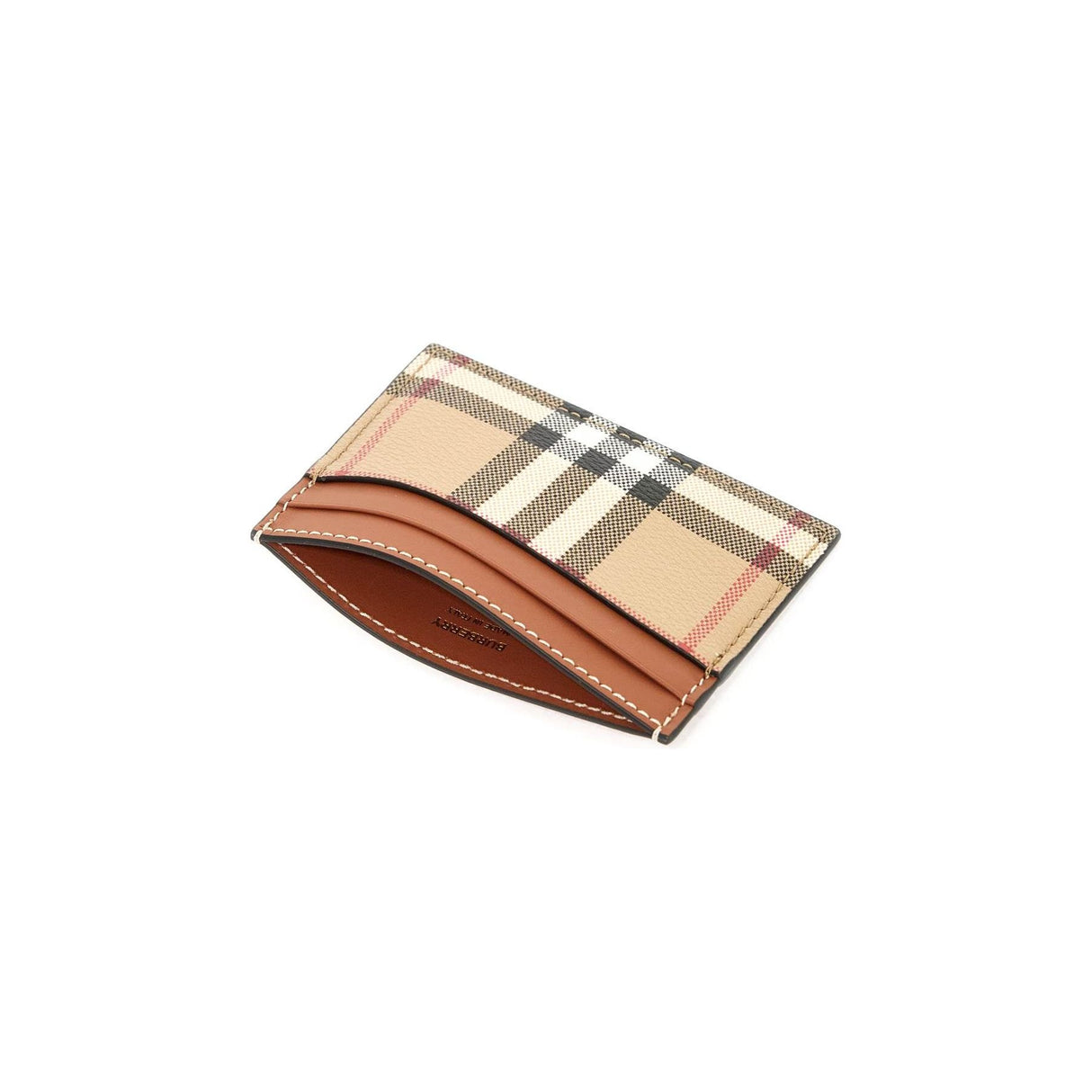 Eco-Leather Check Card Holder