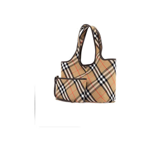 BURBERRY-Small Check Tote Bag -JOHN JULIA.