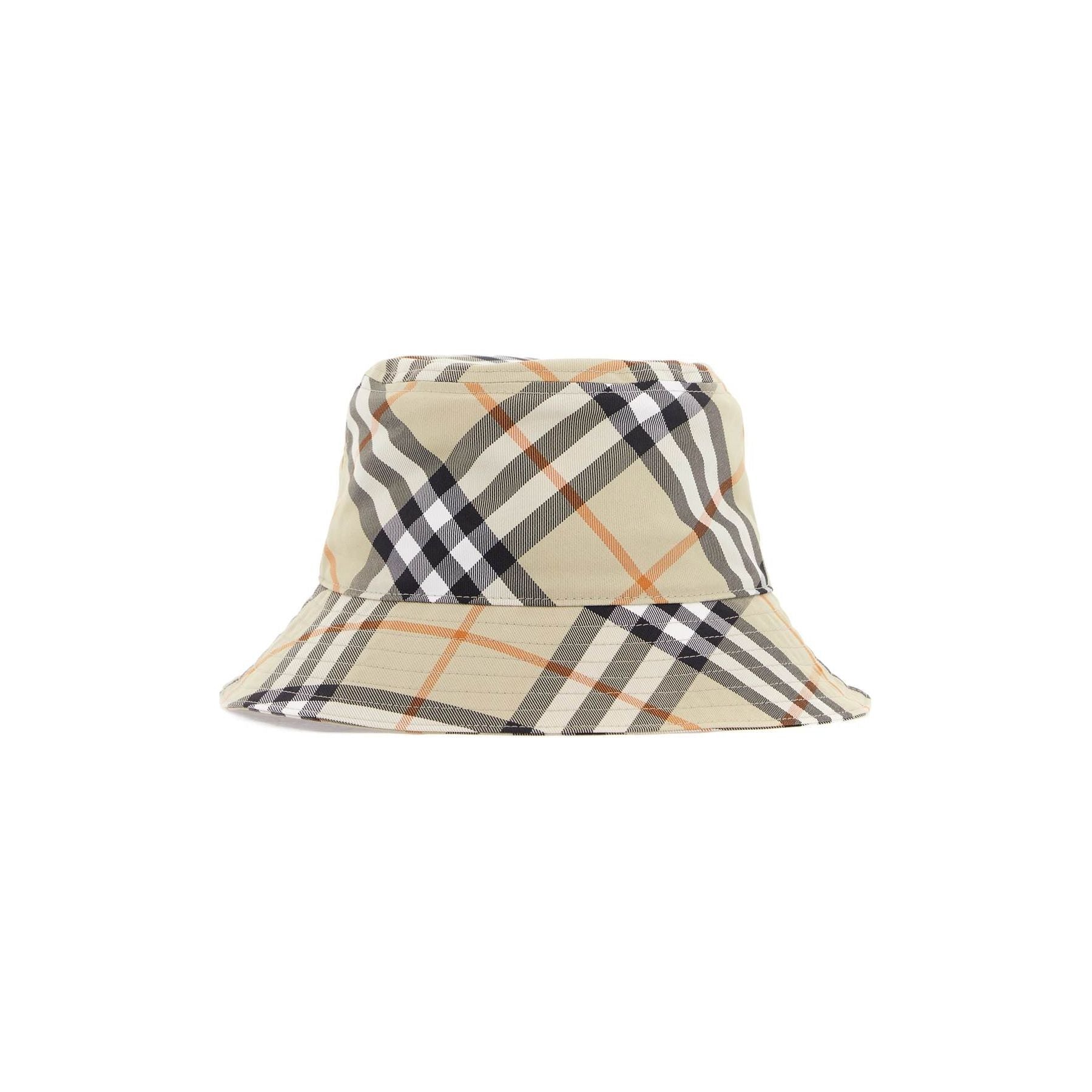 Checkered Technical Bucket Hat