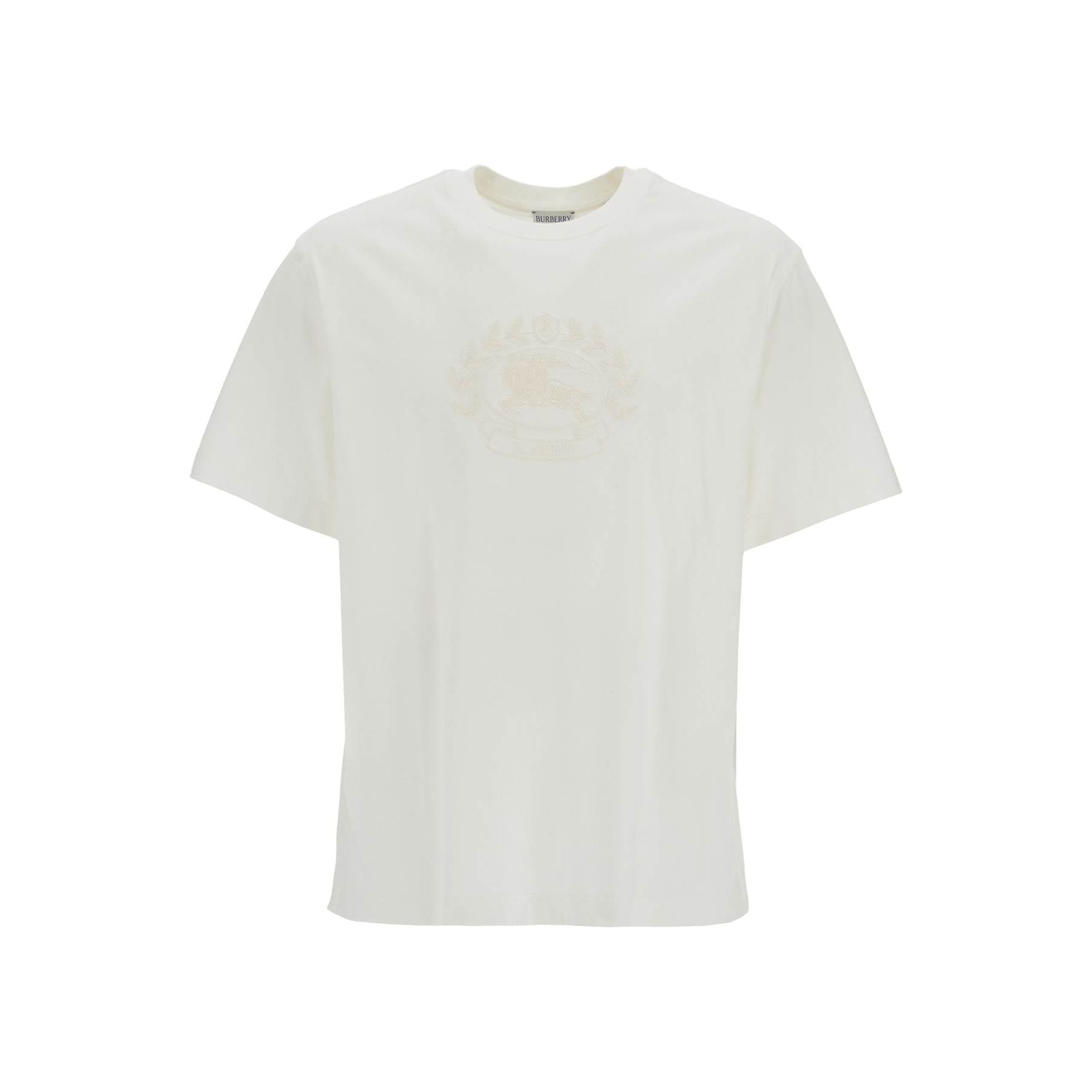 BURBERRY-"Ekd Embroidered T Shirt -JOHN JULIA.