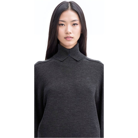 BURBERRY-Wool High Neck Sweater -JOHN JULIA.