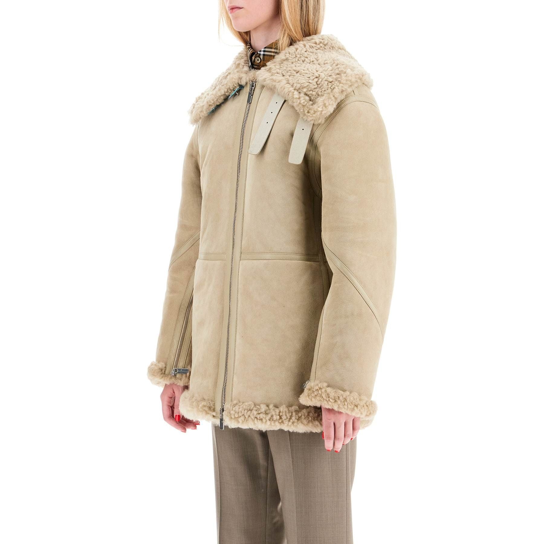 Shearling Aviator Jacket For